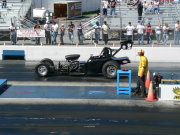 Black Altered Drag Car 